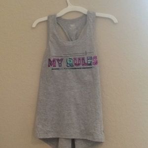 Tank top, matching shorts and pants